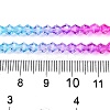Gradient Color Baking Paint Glass Bead Strands X1-DGLA-A039-T4mm-A08-5