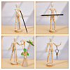 3 Styles Unfinished Blank Wooden Puppet DIY-FH0006-97-5