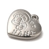 Non-Tarnish 304 Stainless Steel Pendants STAS-R223-02G-2