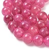 Dyed Natural Malaysia Jade Beads Strands G-G021-01D-03-3