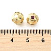 Brass Micro Pave Cubic Zirconia Beads KK-V011-06B-G-2