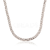 304 Stainless Steel Cuban Link Chains CHS-CJ0001-27B-7