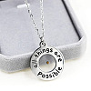 304 Stainless Steel with Mustard Seed Pendant Necklaces FS-WG8D6B2-01-1