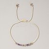 Natural Birthstone Braided Bead Bracelets for Women X-VA8051-2-1