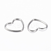 304 Stainless Steel Keychain Clasp Findings STAS-G161-08B-2