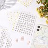 10 Sheets 5 Style PET Nail Art Stickers MRMJ-OC0003-08-5