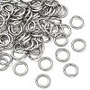 Tarnish Resistant 304 Stainless Steel Open Jump Rings X-STAS-E066-11-8mm-2