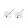 925 Sterling Silver Stud Earring Findings STER-K167-027D-S-1