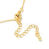 Brass Cable Chain Necklaces X-MAK-P011-01G-4