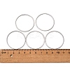 Tarnish Resistant 304 Stainless Steel Linking Ring STAS-T047-15B-3