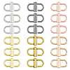 18Pcs 6 Colors Alloy Adjustable Buckles FIND-FH0008-36-1