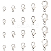 100Pcs 5 Styles Zinc Alloy Lobster Claw Clasps FIND-YW0006-18P-1