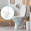Round Plastic Push-On Toilet Bowl Bolt Caps Covers with Extra Washers and Ceramics Display Decorations AJEW-NB0008-28-5