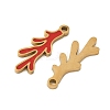 304 Stainless Steel Enamel Pendants STAS-V015-53G-2