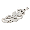 Non-Tarnish 304 Stainless Steel Pendants LS-STAS-Z076-15P-2