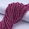 Glass Pearl Beads Strands HY-6D-B37-4