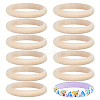 ARRICRAFT 12Pcs Unfinished Wood Bangles BJEW-AR0001-07-1