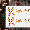 Plastic Hollow Out Drawing Painting Stencils Templates DIY-WH0396-863-5