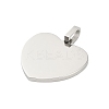 304 Stainless Steel Stamping Blank Tag Pendants STAS-Z126-02P-02-2