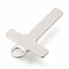 Non-Tarnish 201 Stainless Steel Charms STAS-C021-06P-T-3