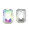 Pointed Back Glass Rhinestone Cabochons RGLA-T079-6x8mm-05-2