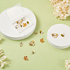 24Pcs 6 Style Zinc Light Gold Alloy Enamel Pendants ENAM-YS0001-05-5