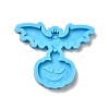 Bat with Pumpkin Jack-O'-Lantern DIY Pendant Silicone Molds SIMO-H004-12-2