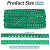 Metallic Braided Lace Trim OCOR-WH20020-24G-2