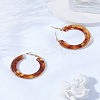 1 Pair 304 Stainless Steel Hoop Earrings For Women EJEW-LP0011-06B-3