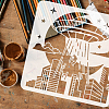PET Hollow Out Drawing Painting Stencils DIY-WH0391-0563-3