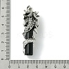 Tibetan Style Alloy & Glass Big Pendants FIND-B041-02AS-01-3