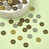 100Pcs 4 Colors Gear Tibetan Silver Alloy Spacer Beads TIBEB-YW0001-66-4