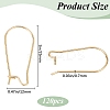 120Pcs 304 Stainless Steel Hoop Earrings STAS-SP0001-29-2