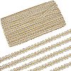 11M Polyester Curtain Lace Trimmer Ribbon OCOR-WH0082-33B-1