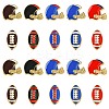 40Pcs 10 Styles Zinc Alloy Enamel Beads FIND-CJ0003-77-1