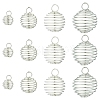 20Pcs 4 Styles Iron Wire Pendants IFIN-FS0001-46P-1