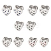 304 Stainless Steel Clear Cubic Zirconia Hoop Earrings for Women EJEW-Z076-02P-1