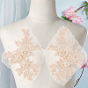 Flower Shape Polyester Embroidery Sew on Flower Appliques DIY-WH20032-60A-3