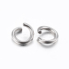 Tarnish Resistant 304 Stainless Steel Open Jump Rings STAS-H437-7x1mm-2
