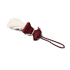 Cotton Cord with Wood Bead Pendant Decorations HJEW-JM04096-5