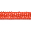 Glass Imitation Jade Beads Strands GLAA-H021-02-01-2