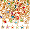 100Pcs Rack Plating Eco-Friendly Iron Pendants IFIN-DC0001-09-1