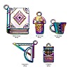 20Pcs 5 Style Alloy Pendants for Teachers' Day FIND-LS0001-27MC-3