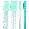4 Styles Polyester Lace Trim OCOR-GF0005-25B-1