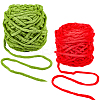 2 Skeins 2 Colors Polyester Yarn OCOR-CY0002-63B-1