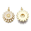 Brass Enamel Pendants KK-Q769-014A-NF-2