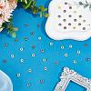 300Pcs 6 Colors Tibetan Style Alloy Spacer Beads TIBEB-GO0001-02-4