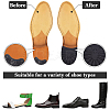 AHADEMAKER 60Pcs 3 Style Anti Skid Rubber Shoes Bottom Heel Sole FIND-GA0002-48-6