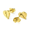 Thanksgiving Day Theme 304 Stainless Steel Stud Earrings LS-EJEW-B041-01G-04-2