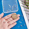 925 Sterling Silver Spring Gate Rings & Tube Bails & Lobster Claw Clasp & Open Jump Rings & Spacer Beads & Crimp Bead Cover FIND-PH0028-32-3